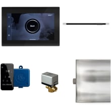 xButler Linear Steam Shower Control Package with iSteamX Touch Control, Linear SteamHead, SteamLinx, AutoFlush, and Condensation Pan