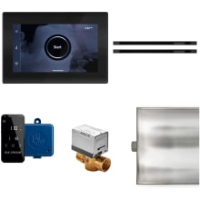 xButler Max Linear Steam Shower Control Package with iSteamX Touch Control, Linear SteamHeads (2), SteamLinx, AutoFlush, and Condensation Pan