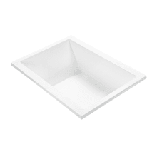 Andrea 12 59-3/4" Drop In Acrylic Air Massage Elite Tub with Chromatherapy, Aromatherapy, Reversible Drain and Overflow