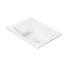 Shelby 72" Drop-In Acrylic Aria Elite Tub with Center Drain and Overflow