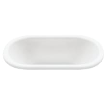 Laney 3 65" Drop In DoloMatte Air Tub Elite with Center Drain