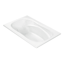 Hartwell 72" Drop-In Acrylic Aria Elite Tub with Reversible Drain and Overflow