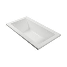 Andrea 26 54" Drop In Acrylic Air Massage Elite Tub with Chromatherapy, Aromatherapy, Reversible Drain and Overflow