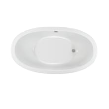 Louise 66" Free Standing Acrylic Elite Experience Tub with Right Drain, Drain Assembly, and Overflow