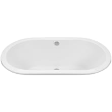 New Yorker 66" Drop In DoloMatte Air Massage Tub with Center Drain and Overflow