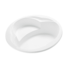 Rendezvous 2 60" Drop-In Acrylic Aria Elite Tub with Center Drain and Overflow