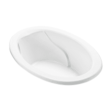 Adena 5 63" Drop In Acrylic Air Elite Tub with Reversible Drain and Overflow