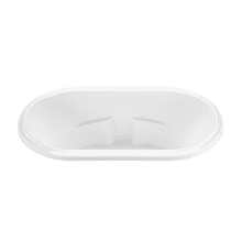 Harmony 72" Drop-In Acrylic Aria Elite Tub with Center Drain and Overflow