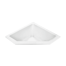 Deborah 2 43" Drop In Acrylic Air Elite Tub with Center Drain and Overflow