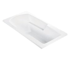 Wyndham 2 71" Drop In DoloMatte Elite Air / Whirlpool Tub with Left or Right Drain