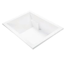 Andrea 9 67" Drop In DoloMatte Elite Air / Whirlpool Tub with Left or Right Drain