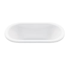 Laney 1 65" Drop In DoloMatte Elite Air / Whirlpool Tub with Center Drain