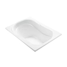 Reflection 3 60" Drop-In Acrylic Aria Elite and Whirlpool Tub with Reversible Drain and Overflow