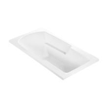 Wyndham 2 60" Drop-In Acrylic Aria Elite and Whirlpool Tub with Reversible Drain and Overflow