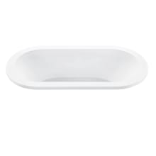 New Yorker 5 60" Drop In DoloMatte Elite Microbubbles Air Tub with Center Drain