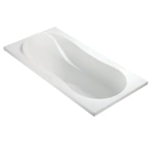Reflection 1 71" Drop In DoloMatte Elite Microbubbles Air Tub with Left or Right Drain