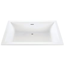 Andrea 22 66" Drop In DoloMatte Elite Stream Air Tub with Center Drain