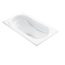 Reflection 4 60" Drop In DoloMatte Elite Stream Air Tub with Left or Right Drain