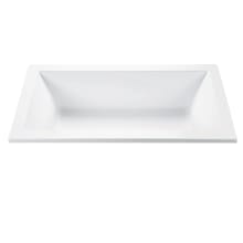 Andrea 16 72" Drop In DoloMatte Air Tub with Center Drain