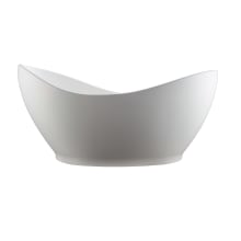 Juliet 72" Free Standing SculptureStone Experience Tub with Center Drain, Drain Assembly, and Overflow
