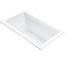 Andrea 19 54" Undermount DoloMatte Air Tub Stream with Left or Right Drain