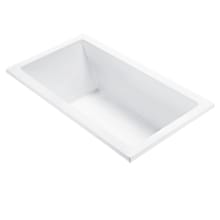 Andrea 23 66" Undermount DoloMatte Air Tub Stream with Left or Right Drain