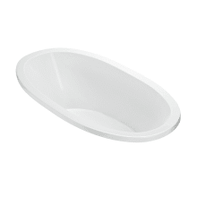 Adena 3 66" Undermount Acrylic Air and Ultra Whirlpool Tub with Center Drain and Overflow