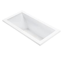 Andrea 15 60" Drop In DoloMatte Microbubbles Whirlpool Tub with Left or Right Drain