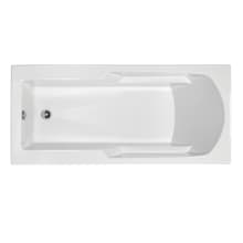 Basics 66" Drop In Acrylic Soaking Tub with Rear Drain