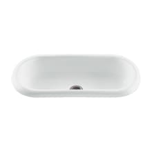 Basics 40" Undermount Single Basin Acrylic Bar Sink