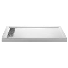 71-3/4" x 36" Shower Base with Single Threshold and Left Drain