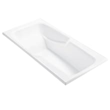 Wyndham 4 71" Drop In DoloMatte Whirlpool Tub with Left or Right Drain