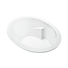 Adena 6 60" Drop In Acrylic Whirlpool Tub with Reversible Drain and Overflow