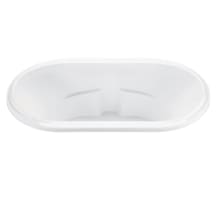 Harmony 1 71" Drop In DoloMatte Whirlpool Tub with Center Drain