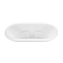 Harmony 72" Drop-In Acrylic Ultra Whirlpool Tub with Center Drain and Overflow