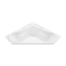 Cayman 7 72" Drop In Acrylic Soaking Tub with Center Drain and Overflow