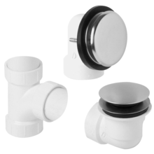 Designer Series Toe-Tap PVC Drain and Overflow