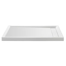 Designer 71-7/8" x 36" Rectangular Shower Base with Triple Threshold and Right Drain