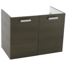Cubical 32" Single Wall Mounted Vanity Cabinet Only - Less Vanity Top