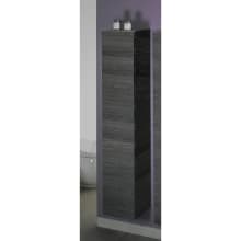 New Space 47" Wide Wall Mounted Single Basin Vanity set with Wood Cabinet, and Frameless Mirror