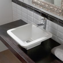 Scarabeo 15-3/4" Ceramic Vessel Bathroom Sink