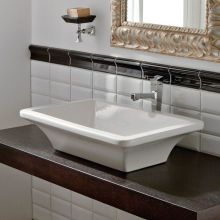 Scarabeo 23-5/8" Ceramic Vessel Bathroom Sink