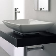 Scarabeo 24-3/4" Ceramic Vessel Bathroom Sink