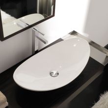 Scarabeo 27" Ceramic Vessel Bathroom Sink