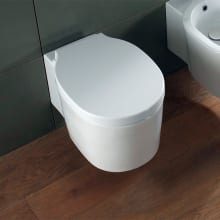 Scarabeo Wall Mounted One-Piece Round Toilet – Seat Included