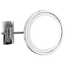 Windisch 9" Diameter Modern Circular Framed Bathroom Wall Mirror