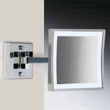 Windisch 8" Square Brass Make-up Mirror