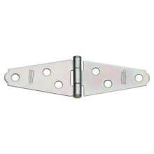 2" Full Inset Strap Cabinet Door Hinge with 8 lbs. Weight Capacity Each - Pair