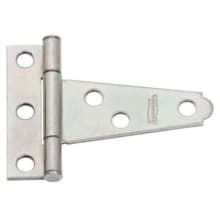 2" Full Inset Strap Square Corner Cabinet Door Hinge with 8 lbs. Weight Capacity Each - Single Hinge