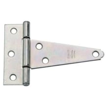 4" Full Inset Strap Square Corner Hinge with 23 lbs. Weight Capacity Each - Single Hinge